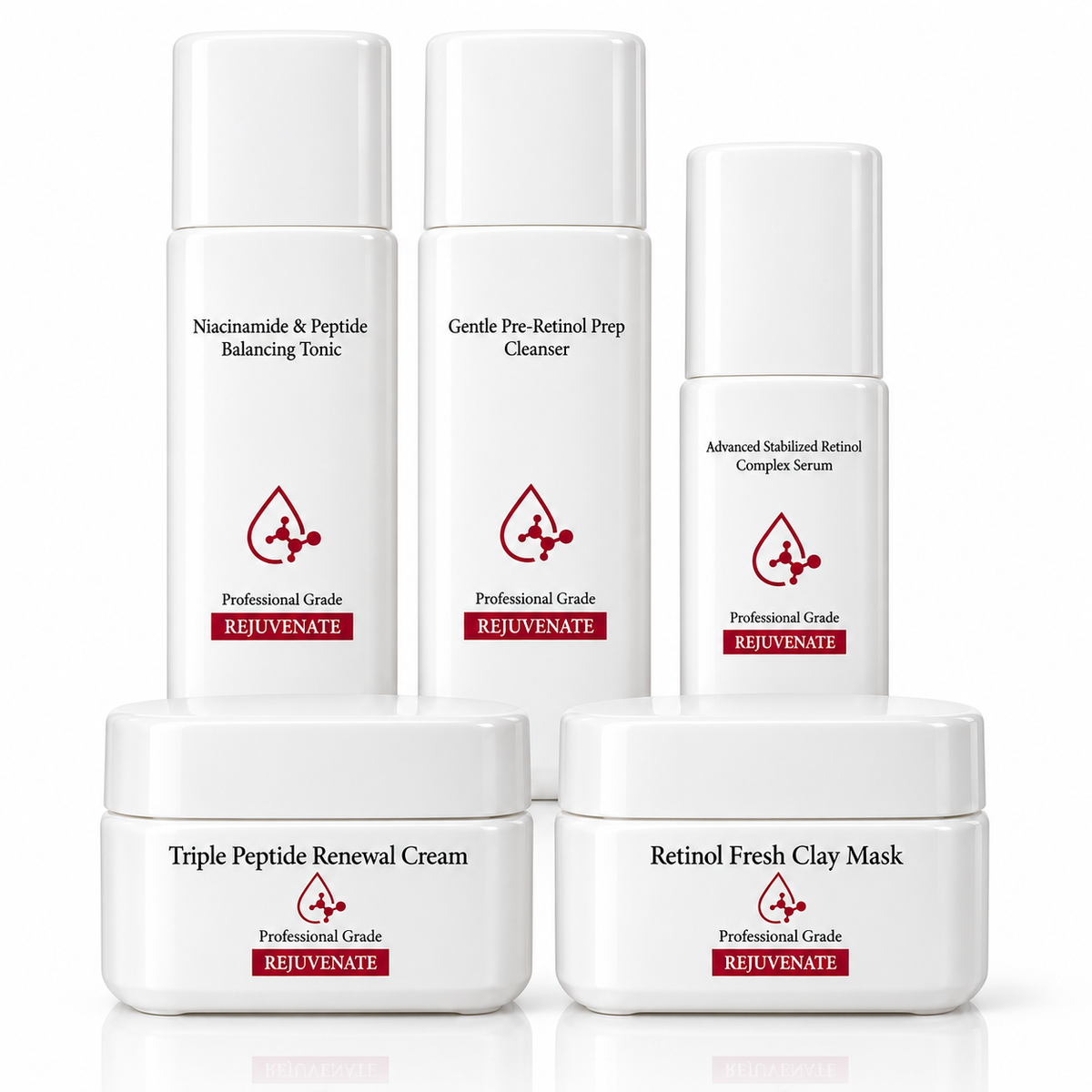 The Age-Reverse Retinol Collection | 5-Piece Skincare Set
